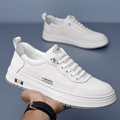 Kai | Men's Cushioned Leather Trainers