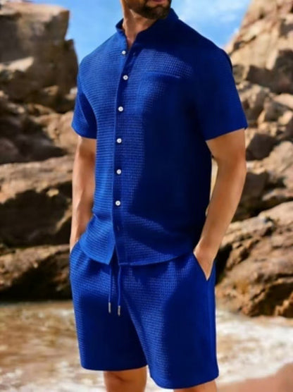 Noah | Men's Waffle-Knit Coordinated Set