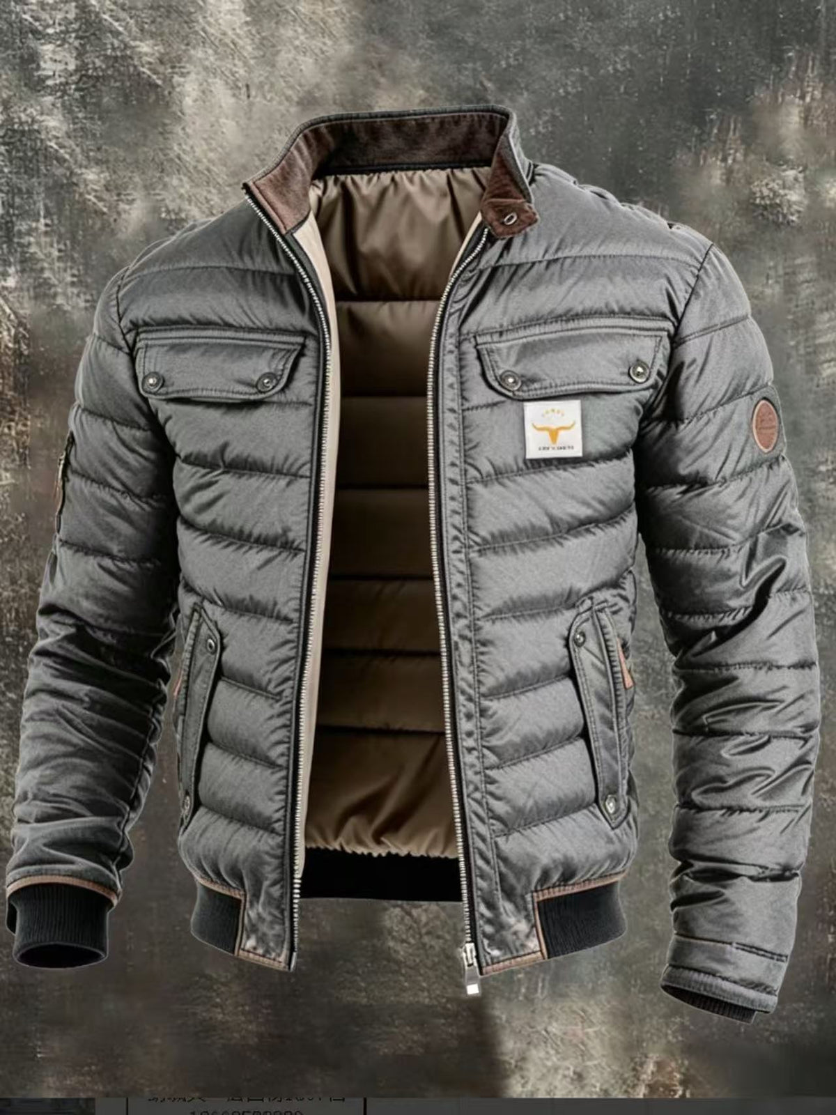 Ross | Men's Vintage Stand-Collar Jacket