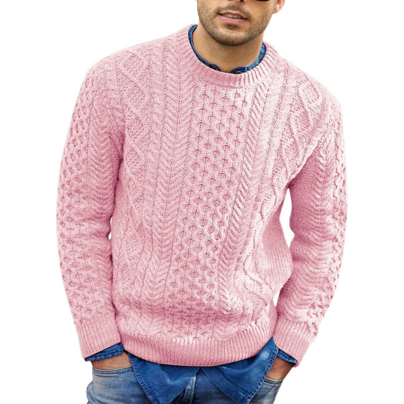 Damon | Men's Classic Crew Neck Knit Sweater