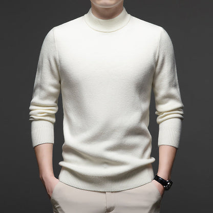 Owen | Men's Ribbed High-Neck Jumper for Winter