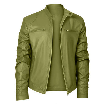 William | Men's Stand Collar Zip-Up Coat for Winter