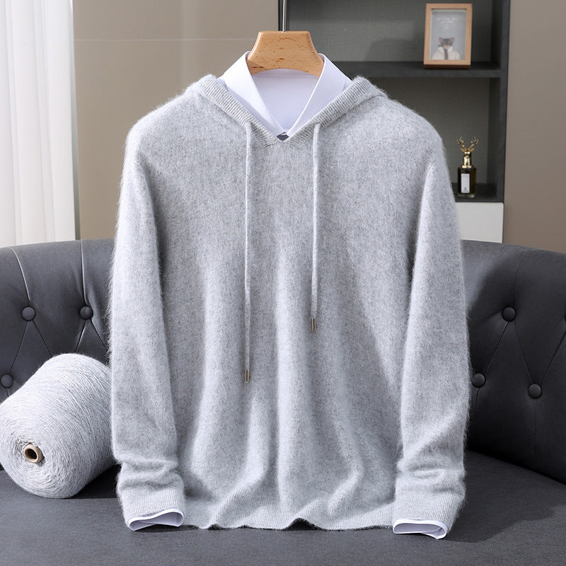 Frank | Men's Cosy Wool-Blend Hooded Sweatshirt