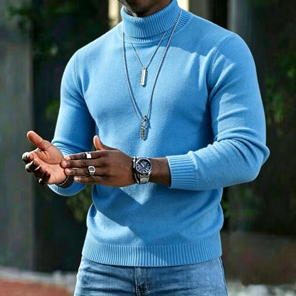William | Men's Classic Turtleneck Jumper for Winter