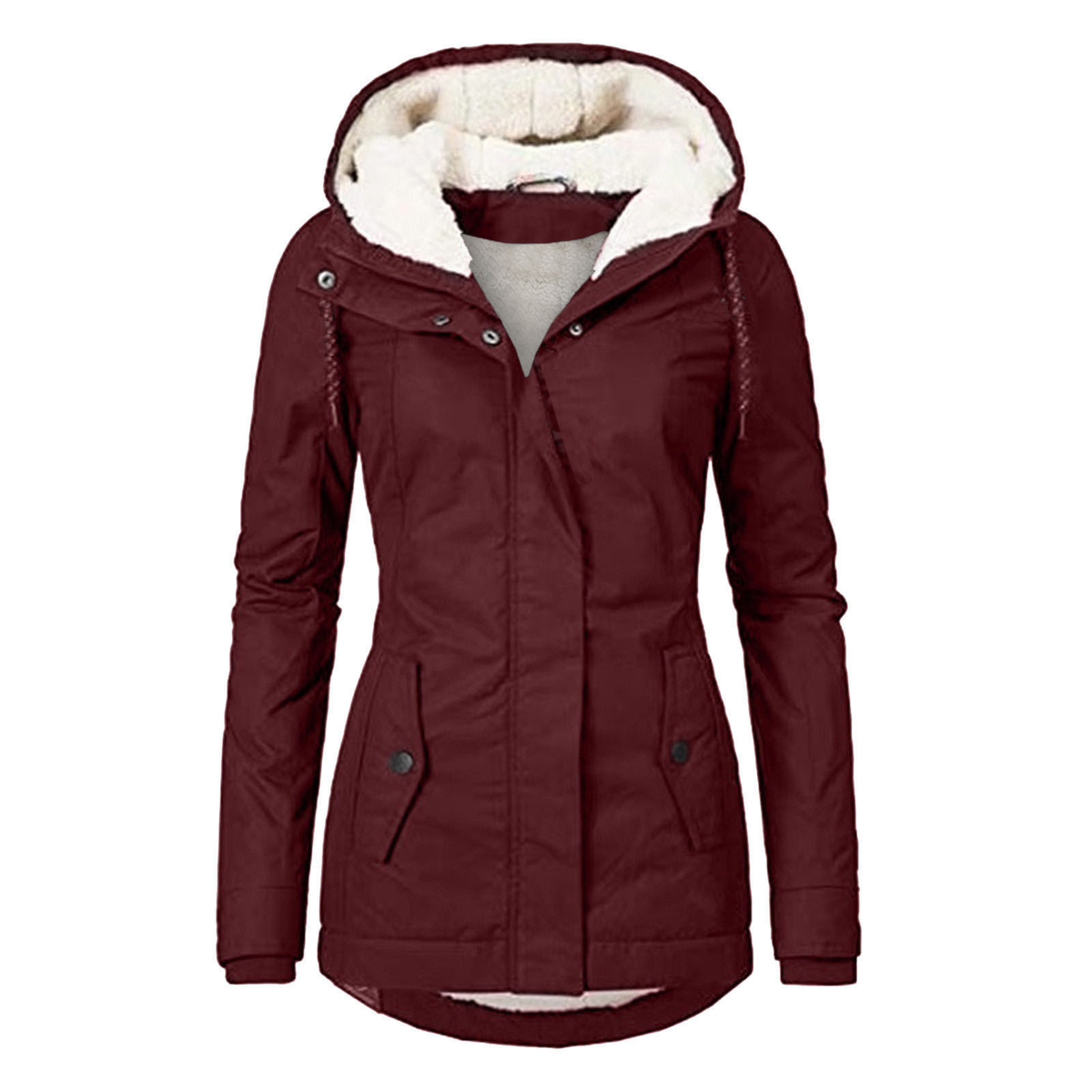 Jessica | Women's Cosy Fleece-Lined Hooded Jacket for Winter