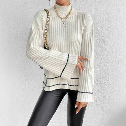 Alison | Women's Ribbed Turtleneck Jumper for Winter