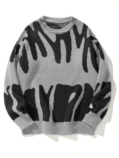 Molly | Women's Relaxed-Fit Oversized Graphic Jumper for Winter