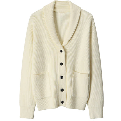 Alexander Men's Button-Front Knit Jacket – Classic Comfort & Timeless Style