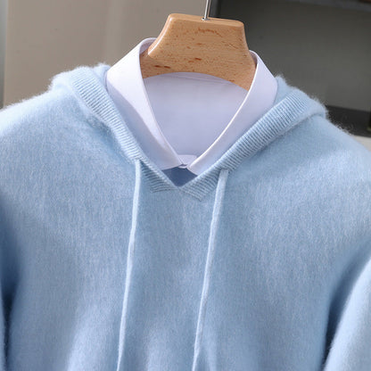 Frank | Men's Cosy Wool-Blend Hooded Sweatshirt