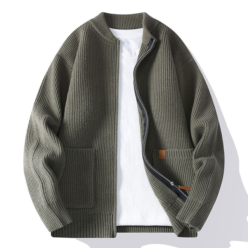 Premium Henley Merino Fleece Jacket