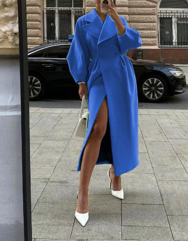 Phyllis | Women's Elegant Double-Breasted Maxi Coat for Winter