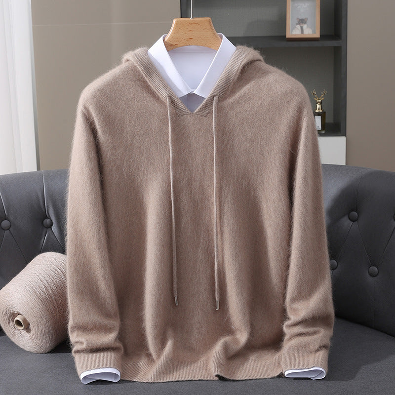 Frank | Men's Cosy Wool-Blend Hooded Sweatshirt