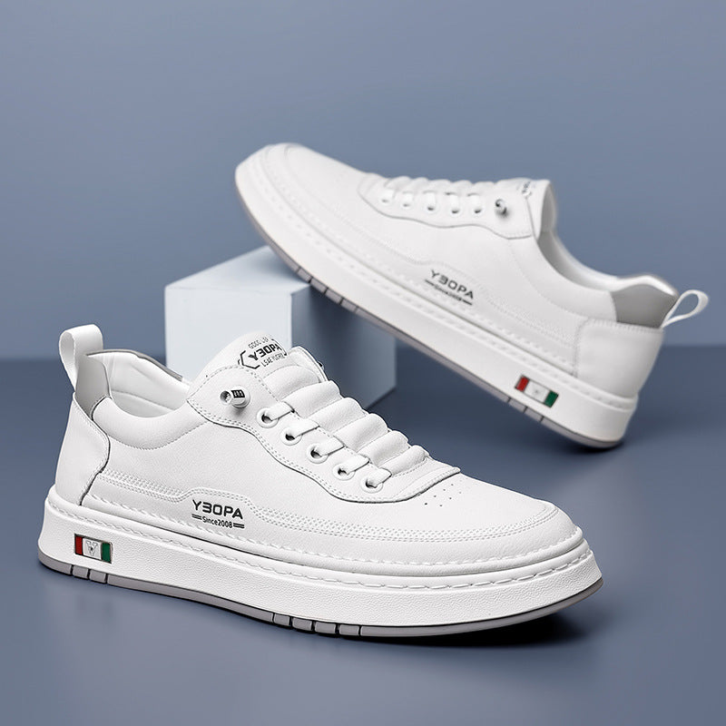 Kai | Men's Cushioned Leather Trainers