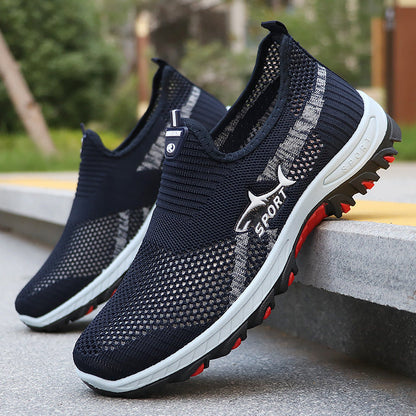Jacob | Men's Breathable Mesh Slip-On Trainers