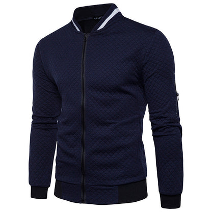 Joshua | Men's Stylish Checkered Zip-Up Jacket