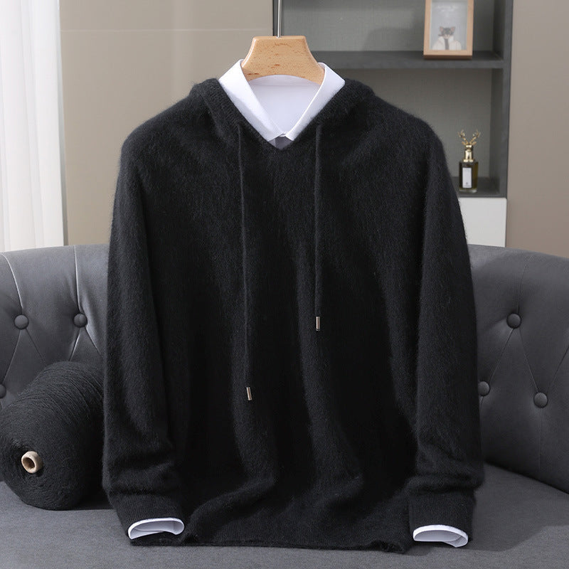 Frank | Men's Cosy Wool-Blend Hooded Sweatshirt