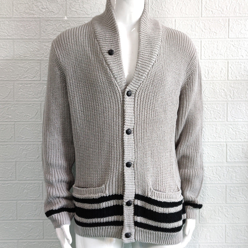 Harvey | Men's Cosy Chunky-Knit Cardigan for Winter