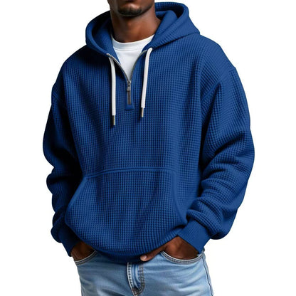 Kieran | Men's Waffle-Knit Hoodie for Winter