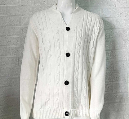 Euan | Men's Stylish Textured Knit Cardigan for Winter