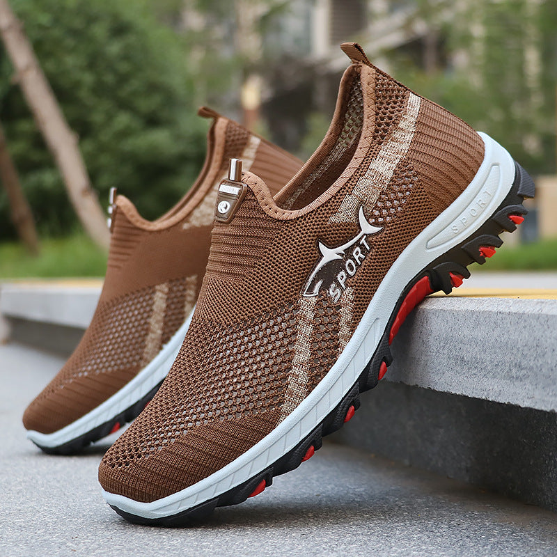 Jacob | Men's Breathable Mesh Slip-On Trainers