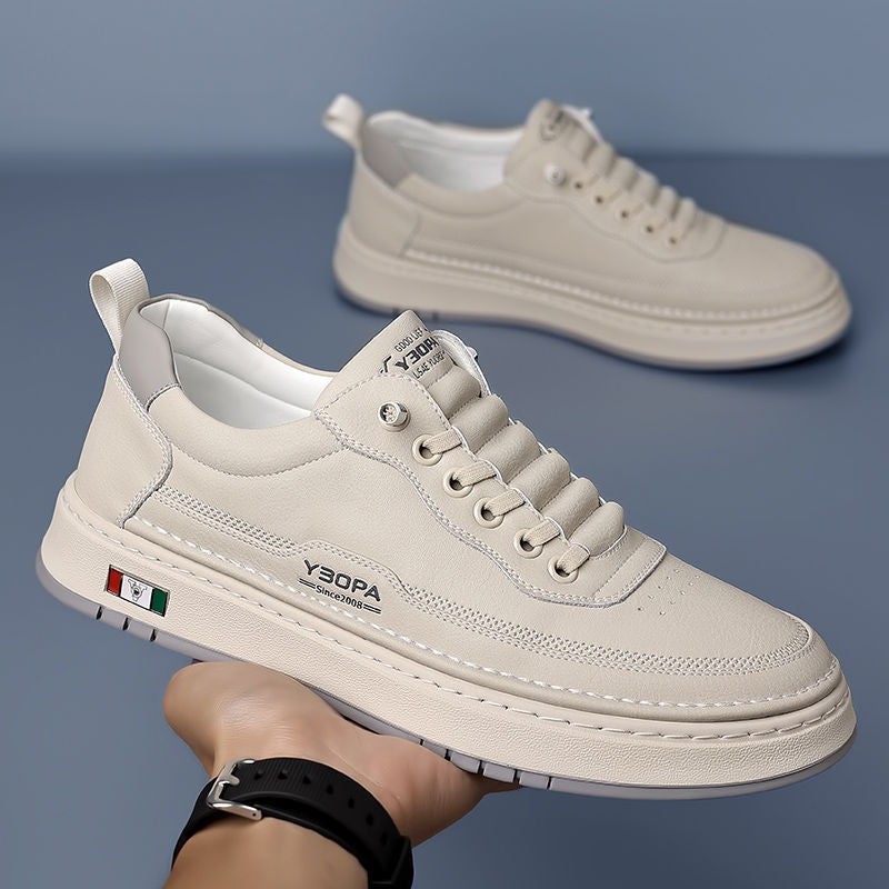 Kai | Men's Cushioned Leather Trainers