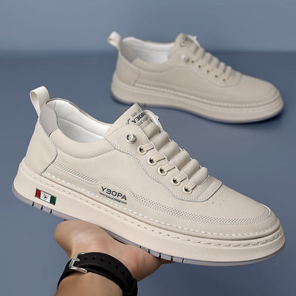 Kai | Men's Cushioned Leather Trainers
