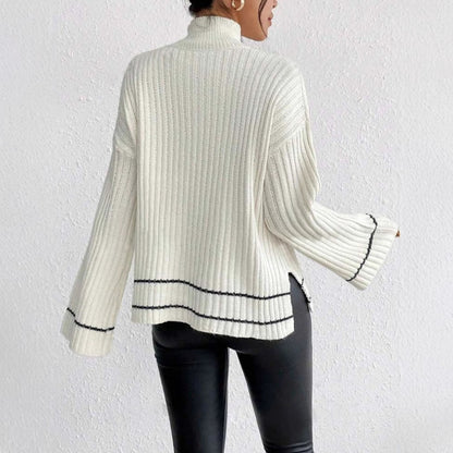 Alison | Women's Ribbed Turtleneck Jumper for Winter