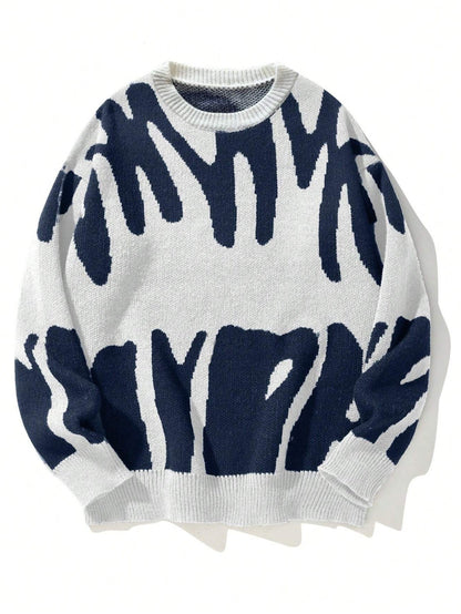 Molly | Women's Relaxed-Fit Oversized Graphic Jumper for Winter