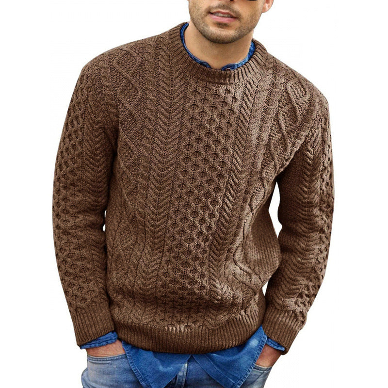 Damon | Men's Classic Crew Neck Knit Sweater