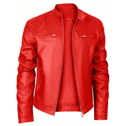 William | Men's Stand Collar Zip-Up Coat for Winter