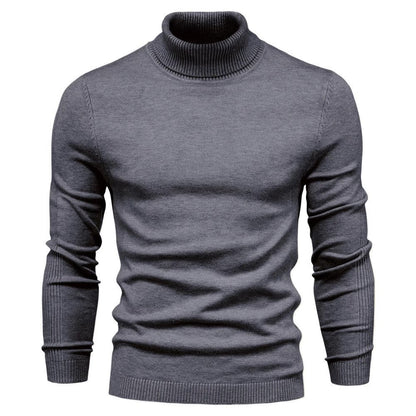 Ethan | Men's High-Neck Knit Jumper for Winter