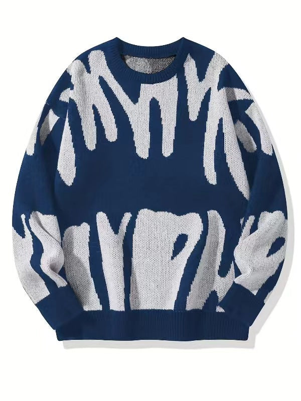 Daniel | Men's Letter Knit Jumper for Winter