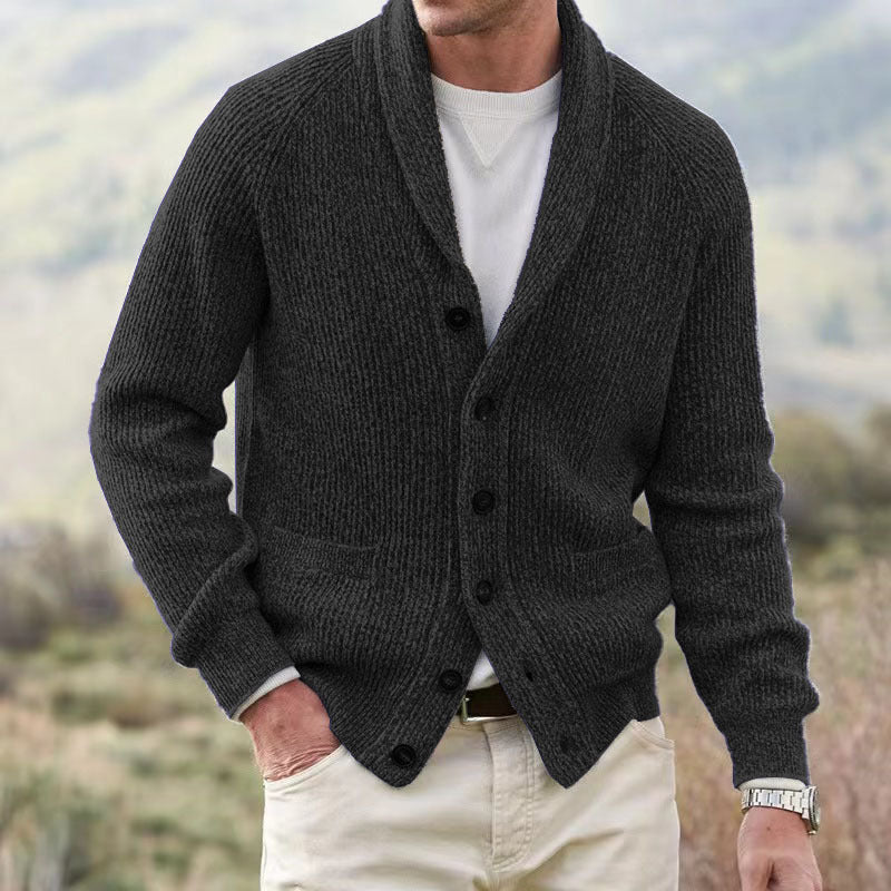 Archie | Men's Button-Up Knit Cardigan for Winter