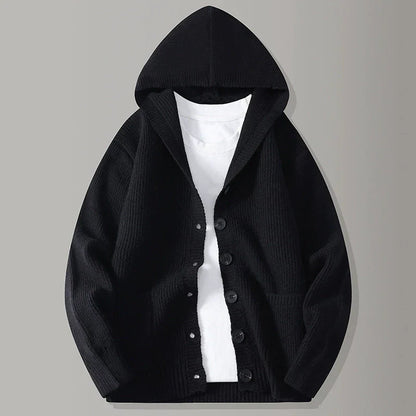 Stirling | Hooded Knit Cardigan for Winter