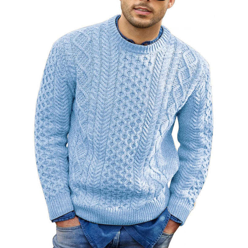Damon | Men's Classic Crew Neck Knit Sweater
