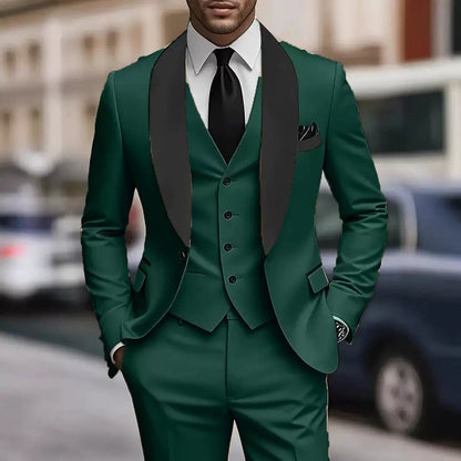James | Men's Elegant Shawl Suit Set