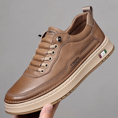 Kai | Men's Cushioned Leather Trainers