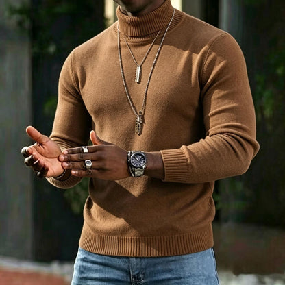 William | Men's Classic Turtleneck Jumper for Winter