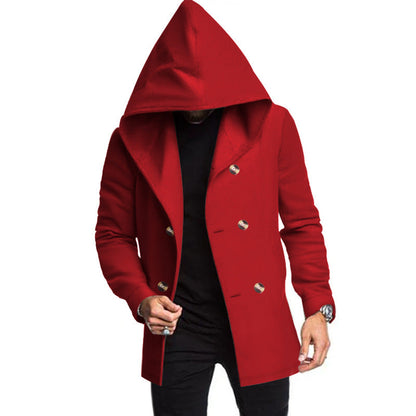 Harvey | Men's Classic Tweed Hooded Coat for Winter