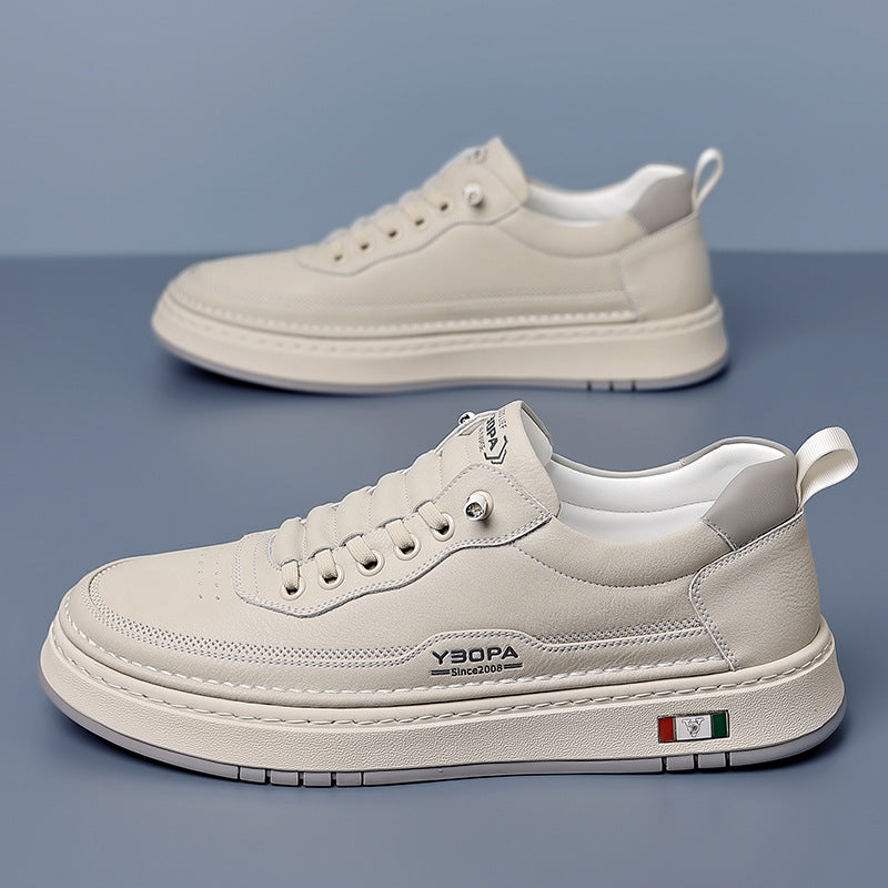 Kai | Men's Cushioned Leather Trainers