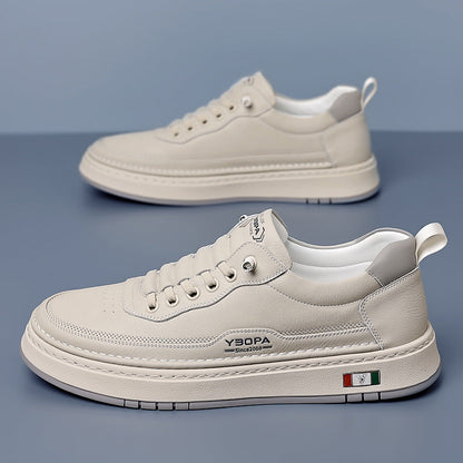 Kai | Men's Cushioned Leather Trainers