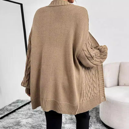 Monica | Women's Cosy Oversized Cable-Knit Cardigan for Winter
