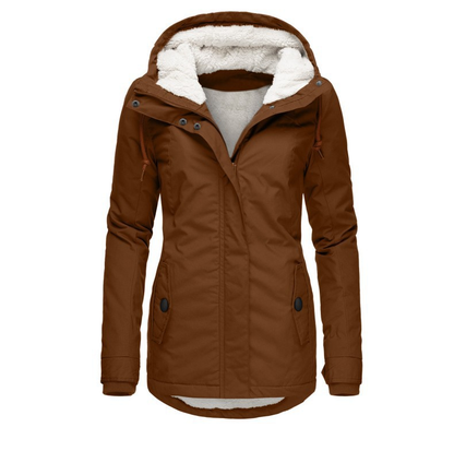 Jessica | Women's Cosy Fleece-Lined Hooded Jacket for Winter