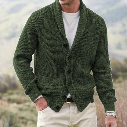 Archie | Men's Button-Up Knit Cardigan for Winter