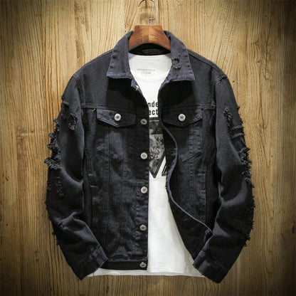 Bastian | Distressed Ripped Jacket