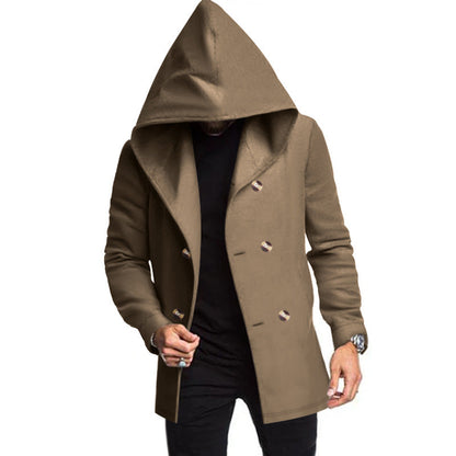 Harvey | Men's Classic Tweed Hooded Coat for Winter