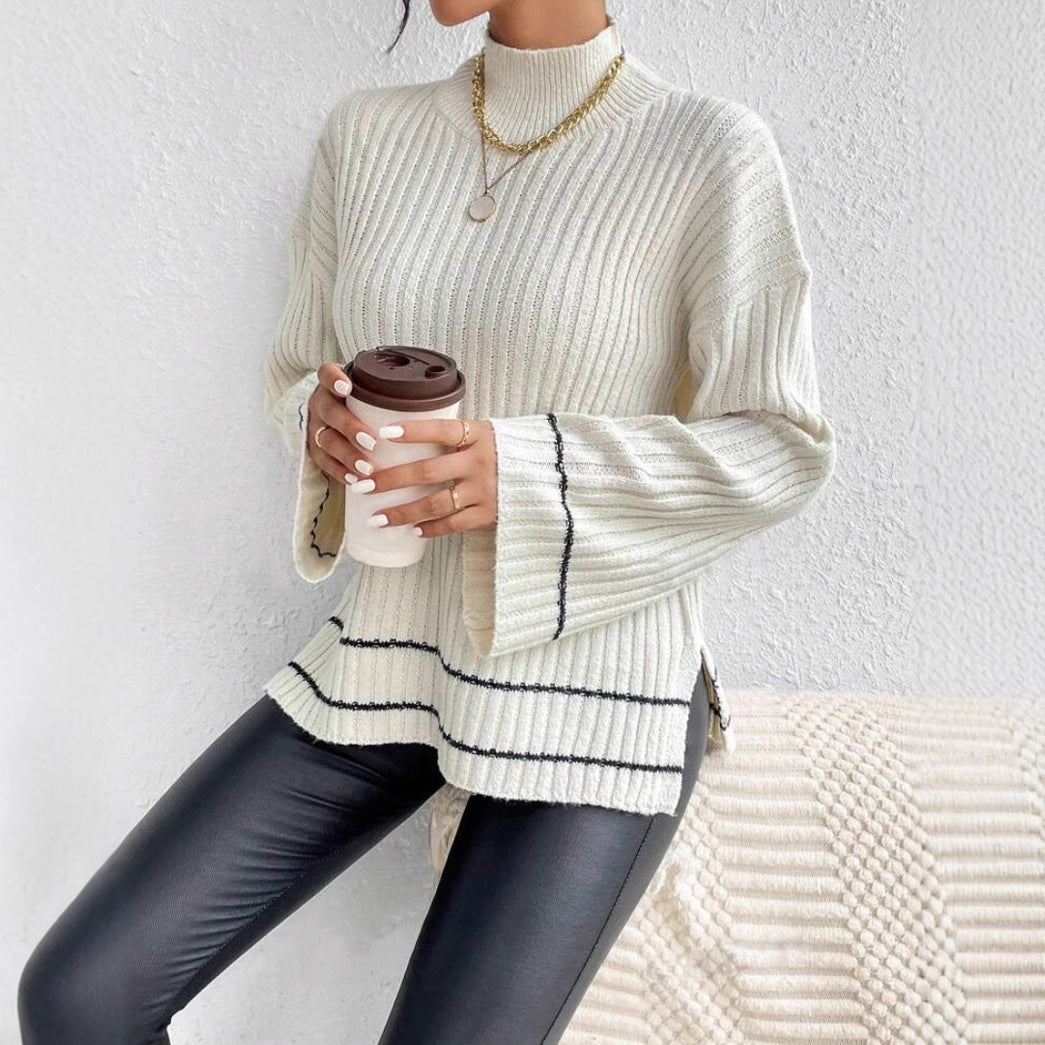 Alison | Women's Ribbed Turtleneck Jumper for Winter