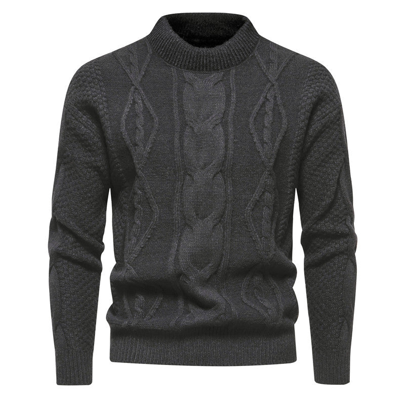 Finley | Men's Classic Cable-Knit Crew Neck Jumper for Winter