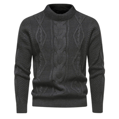 Finley | Men's Classic Cable-Knit Crew Neck Jumper for Winter