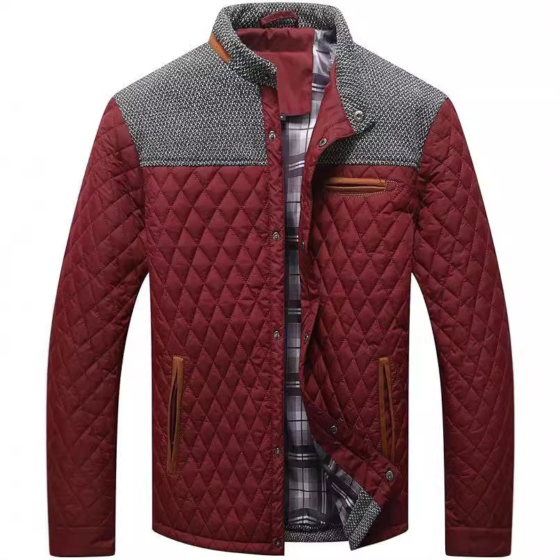 Frank | Men's Colour-Block Stand-Collar Jacket